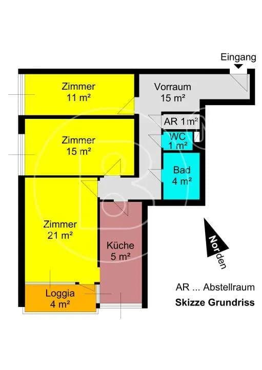 3-Zimmer-Wohnung kaufen in Salzburg Stadt – 79 m², € 349.000 – Bild 32 von 32