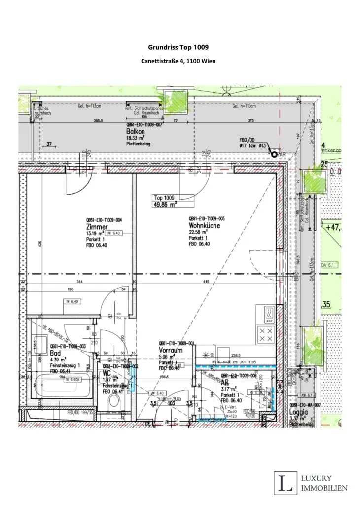 2-Zimmer-Wohnung mieten in Wien – 50 m², € 1.500 – Bild 19 von 19