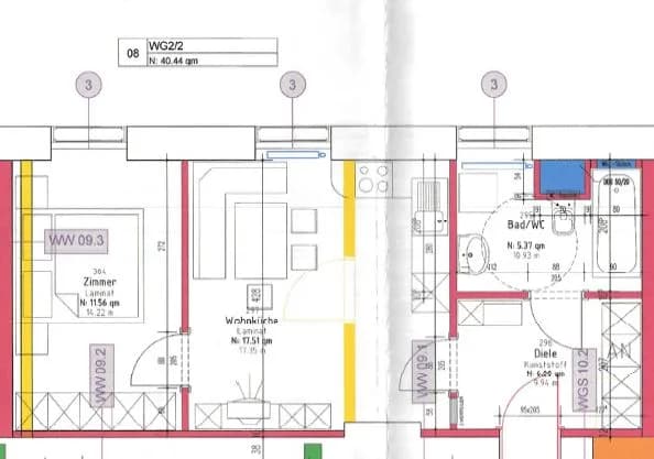 Wohnung mieten in Bruck-Mürzzuschlag – 40,44 m², € 476 – Bild 2 von 2