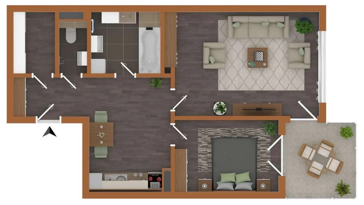 2-Zimmer-Wohnung kaufen in Klagenfurt – 57,55 m², € 238.800 – Bild 9 von 10