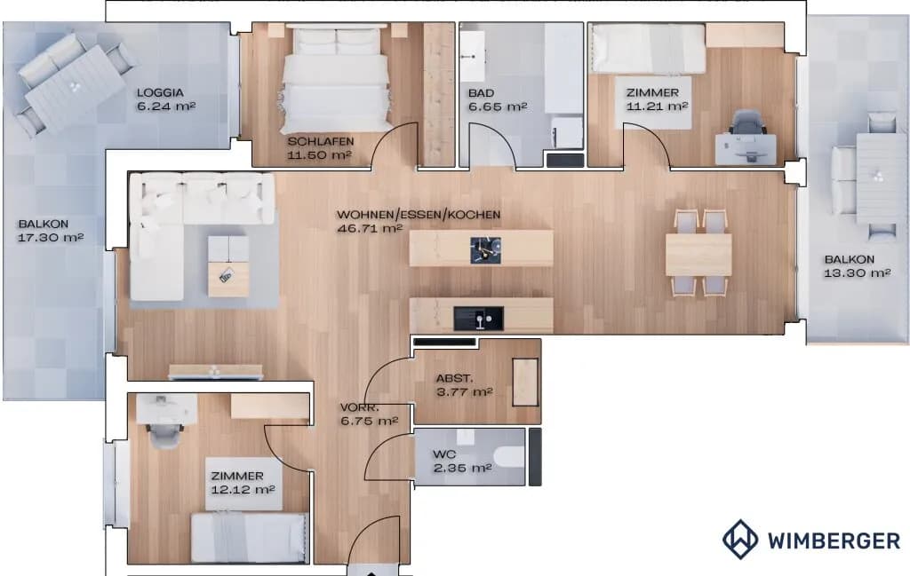 4-Zimmer-Wohnung kaufen in Amstetten – 101 m², € 512.700 – Bild 21 von 21