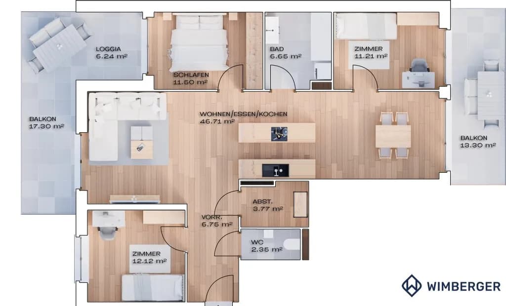 4-Zimmer-Wohnung kaufen in Amstetten – 101 m², € 551.900 – Bild 21 von 21