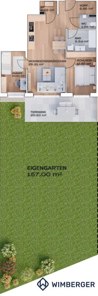 3-Zimmer-Wohnung kaufen in Amstetten – 68 m², € 367.900 – Bild 21 von 21