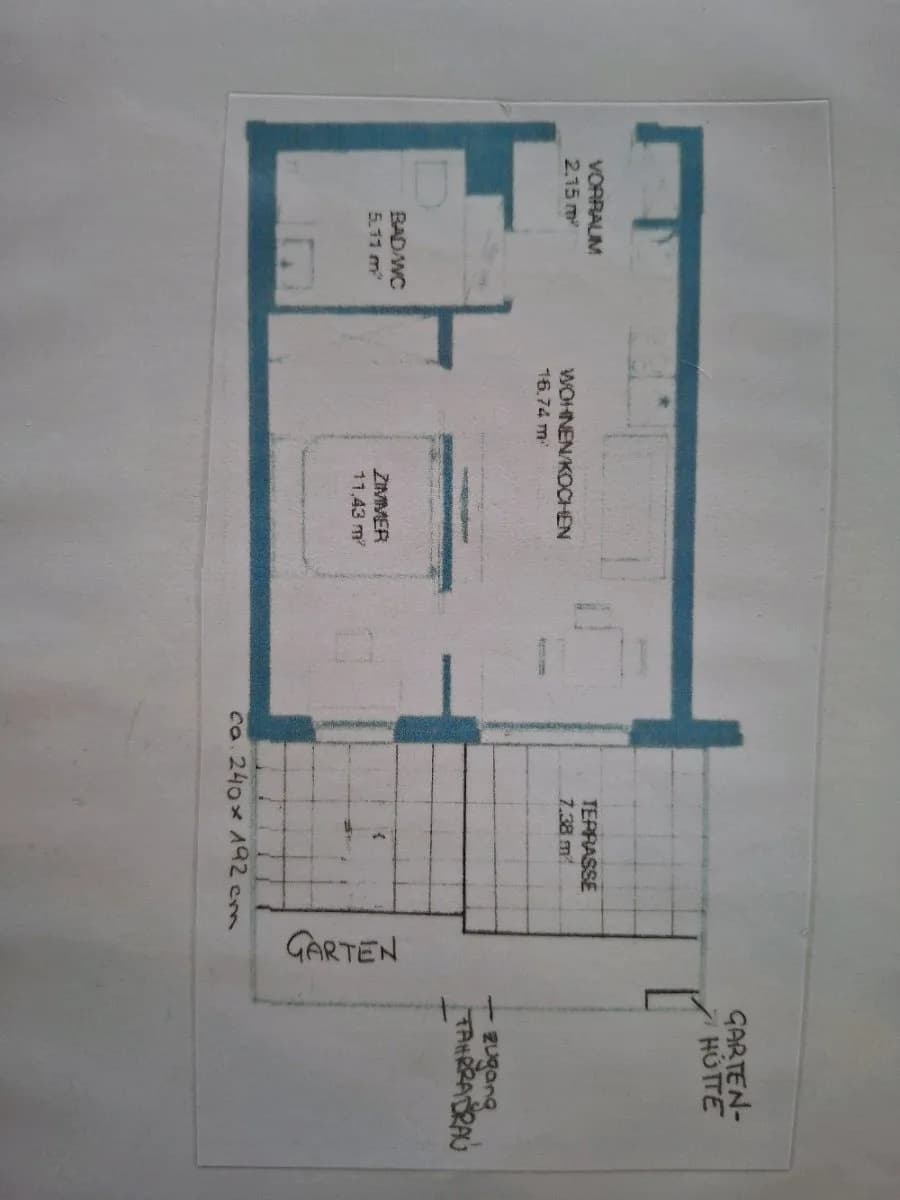 2-Zimmer-Wohnung mieten in Wien – 35 m², € 723