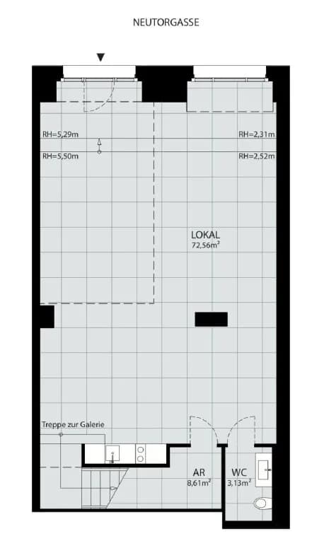 Gewerbeimmobilie mieten in Wien – 179 m², € 5.313 – Bild 10 von 11