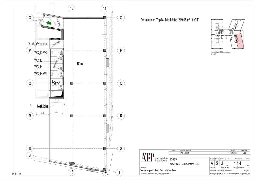 Gewerbeimmobilie mieten in Wien – 222 m², € 4.776 – Bild 7 von 7