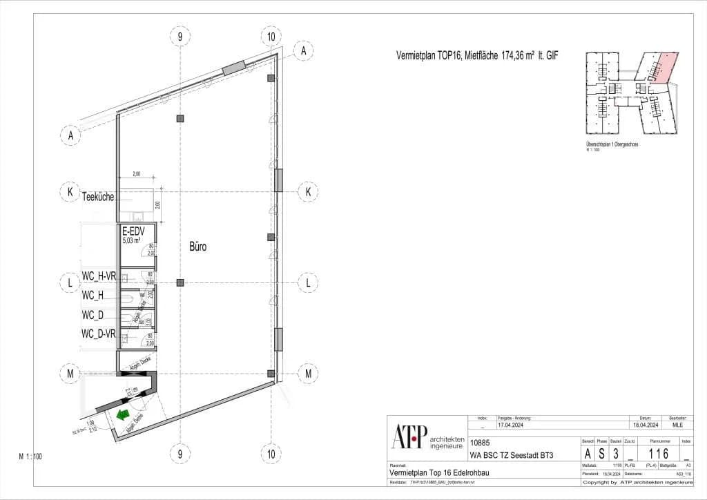 Gewerbeimmobilie mieten in Wien – 174 m², € 3.747 – Bild 7 von 7