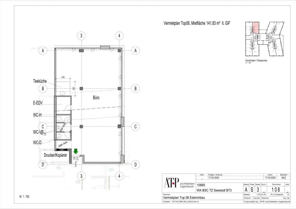 Gewerbeimmobilie mieten in Wien – 142 m², € 3.048 – Bild 10 von 10