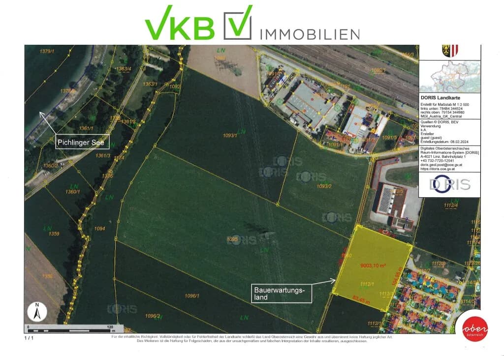 Grundstück kaufen in Linz Land – 9 000 m², € 1.350.000
