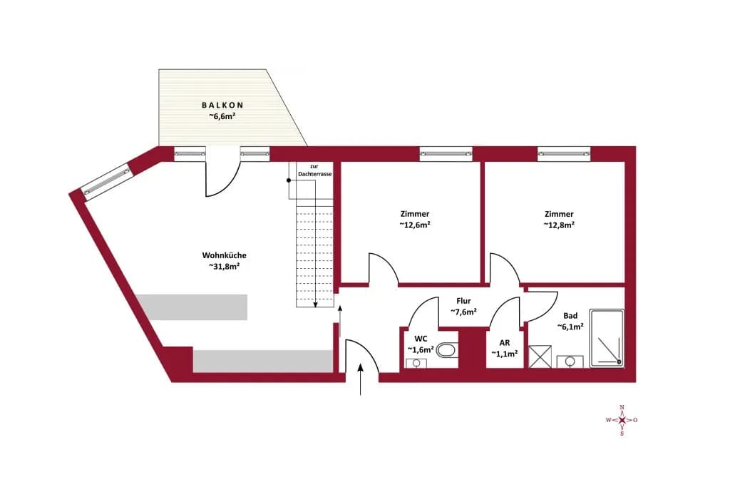 3-Zimmer-Wohnung kaufen in Wien – 73,17 m², € 649.000 – Bild 10 von 11