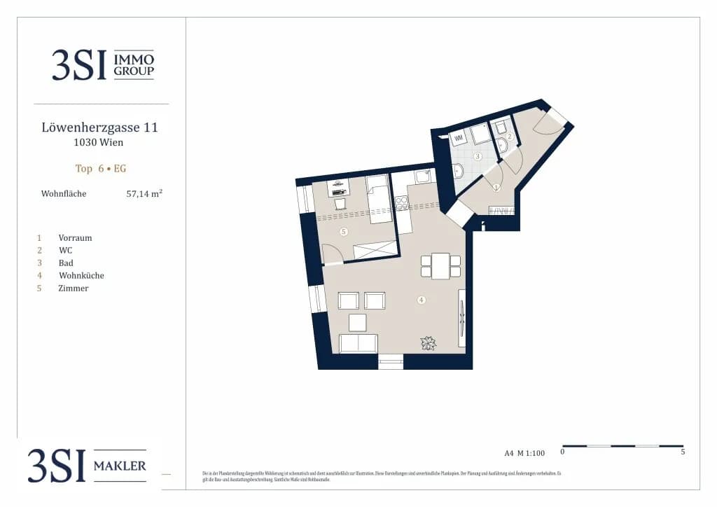 2-Zimmer-Wohnung kaufen in Wien – 57,14 m², € 335.000 – Bild 11 von 11