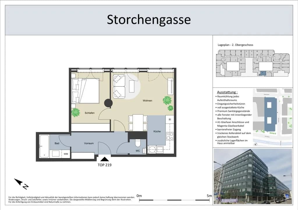 2-Zimmer-Wohnung mieten in Wien – 48 m², € 949 – Bild 12 von 12