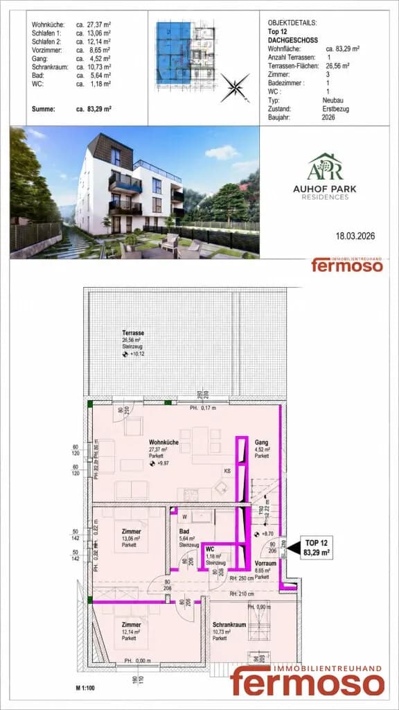 3-Zimmer-Wohnung kaufen in Wien – 83 m², € 775.200 – Bild 11 von 12