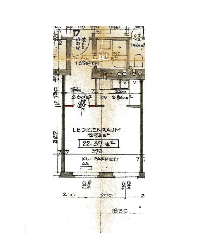 1-Zimmer-Wohnung kaufen in Wien – 22,48 m², € 89.000 – Bild 7 von 7