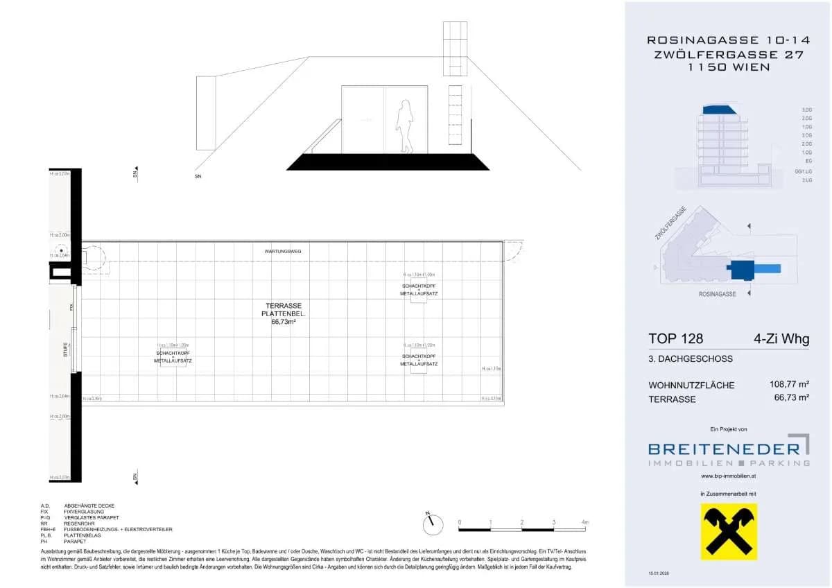 4-Zimmer-Wohnung kaufen in Wien – 108,77 m², € 975.100 – Bild 5 von 5