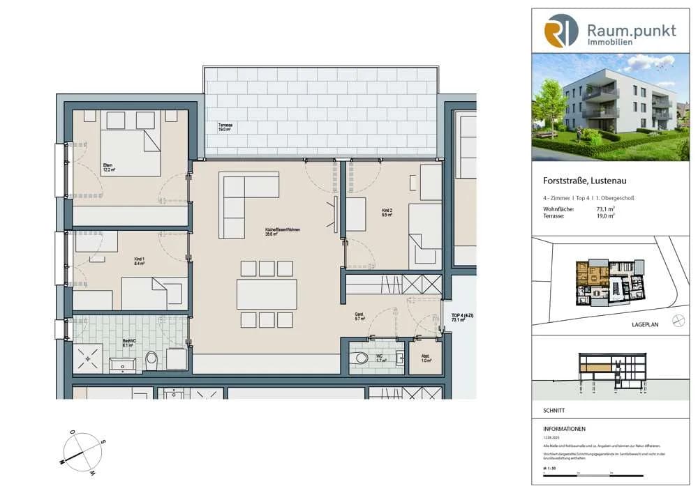 3-Zimmer-Wohnung kaufen in Dornbirn – 73,1 m², € 533.000 – Bild 3 von 7