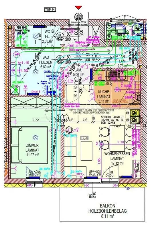 Wohnung mieten in Gmünd – 51,7 m², € 435 – Bild 13 von 13