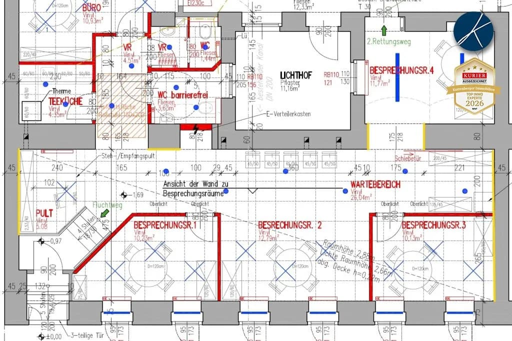5-Zimmer-Gewerbeimmobilie mieten in Wien – 109 m², € 1.249 – Bild 10 von 17