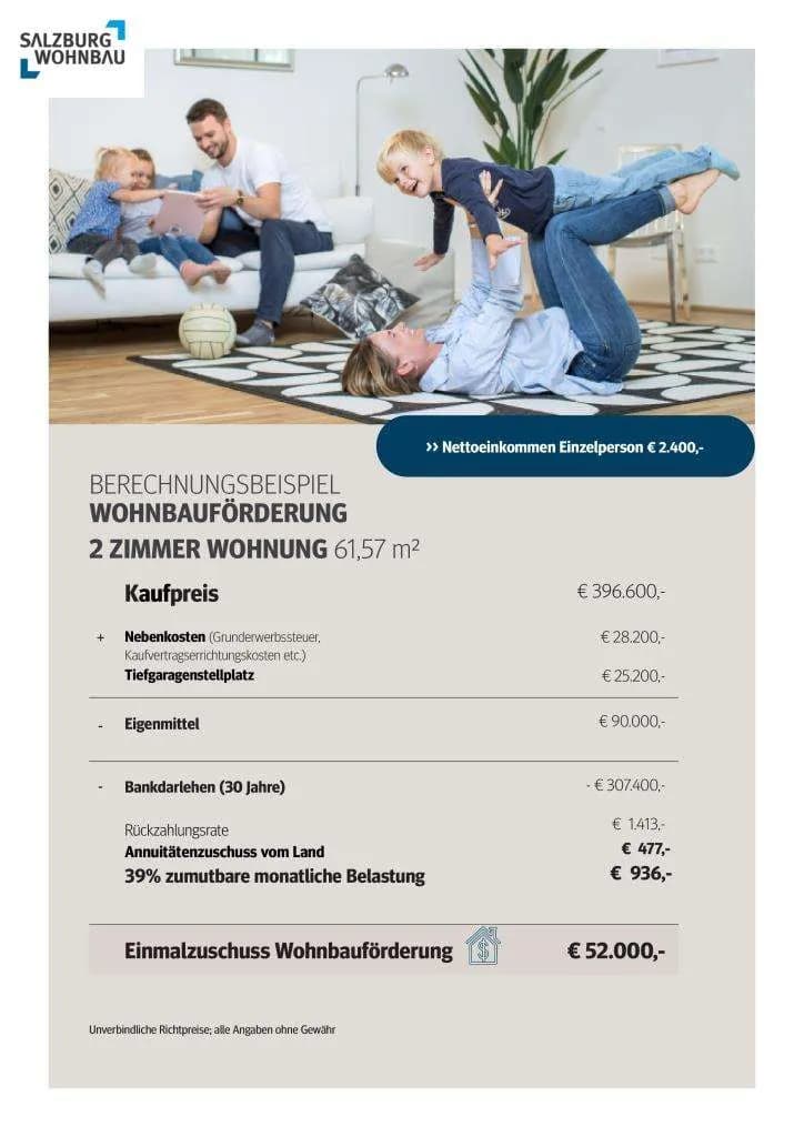 2-Zimmer-Wohnung kaufen in Hallein – 62 m², € 396.000 – Bild 11 von 11