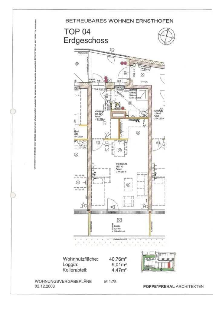 1-Zimmer-Wohnung mieten in Amstetten – 40,76 m², € 448 – Bild 19 von 19