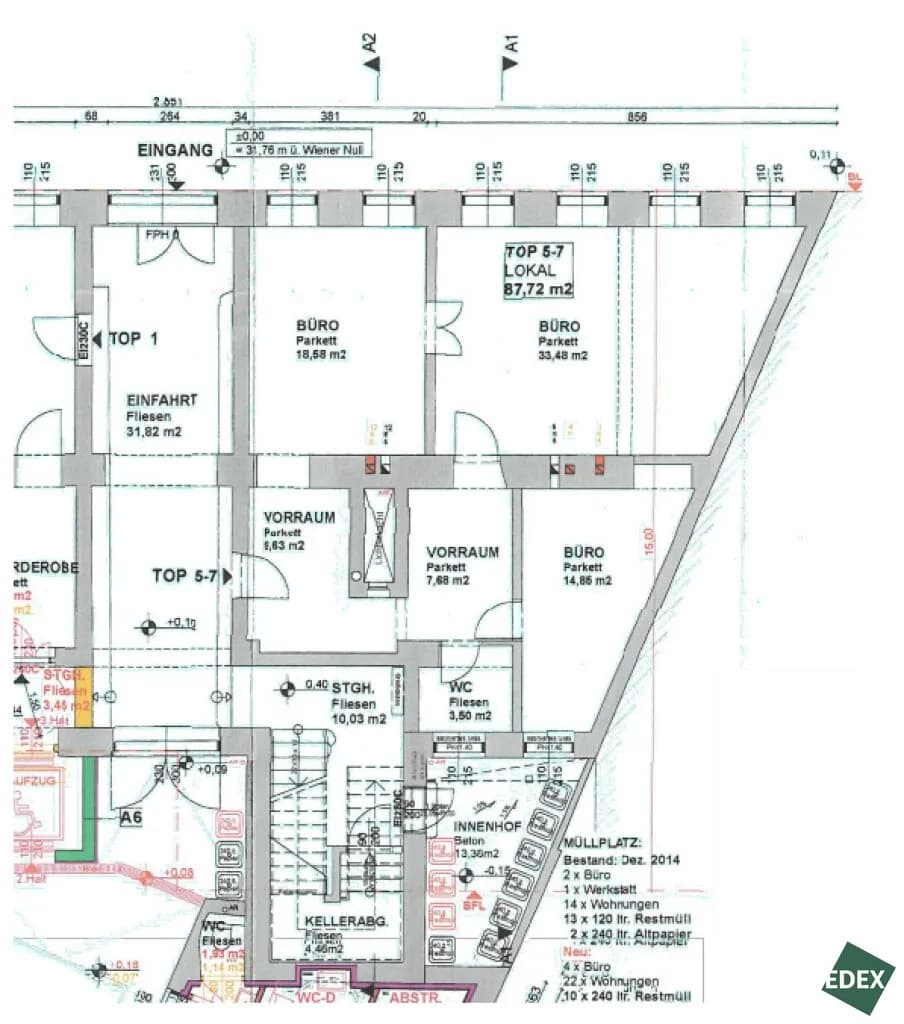 3-Zimmer-Wohnung mieten in Wien – 88 m², € 1.078 – Bild 16 von 16