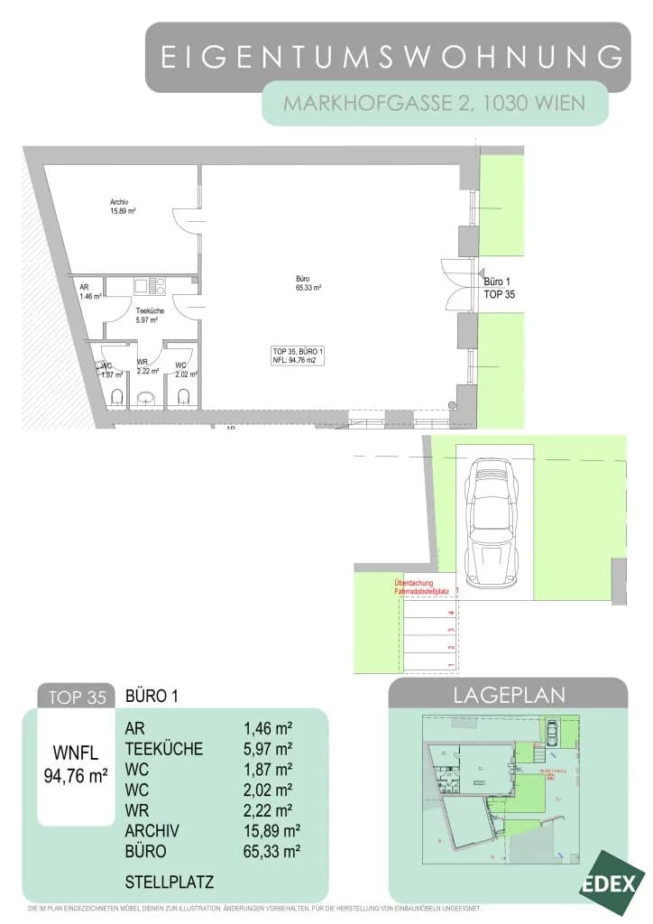 Gewerbeimmobilie kaufen in Wien – 136 m², € 450.000 – Bild 4 von 6