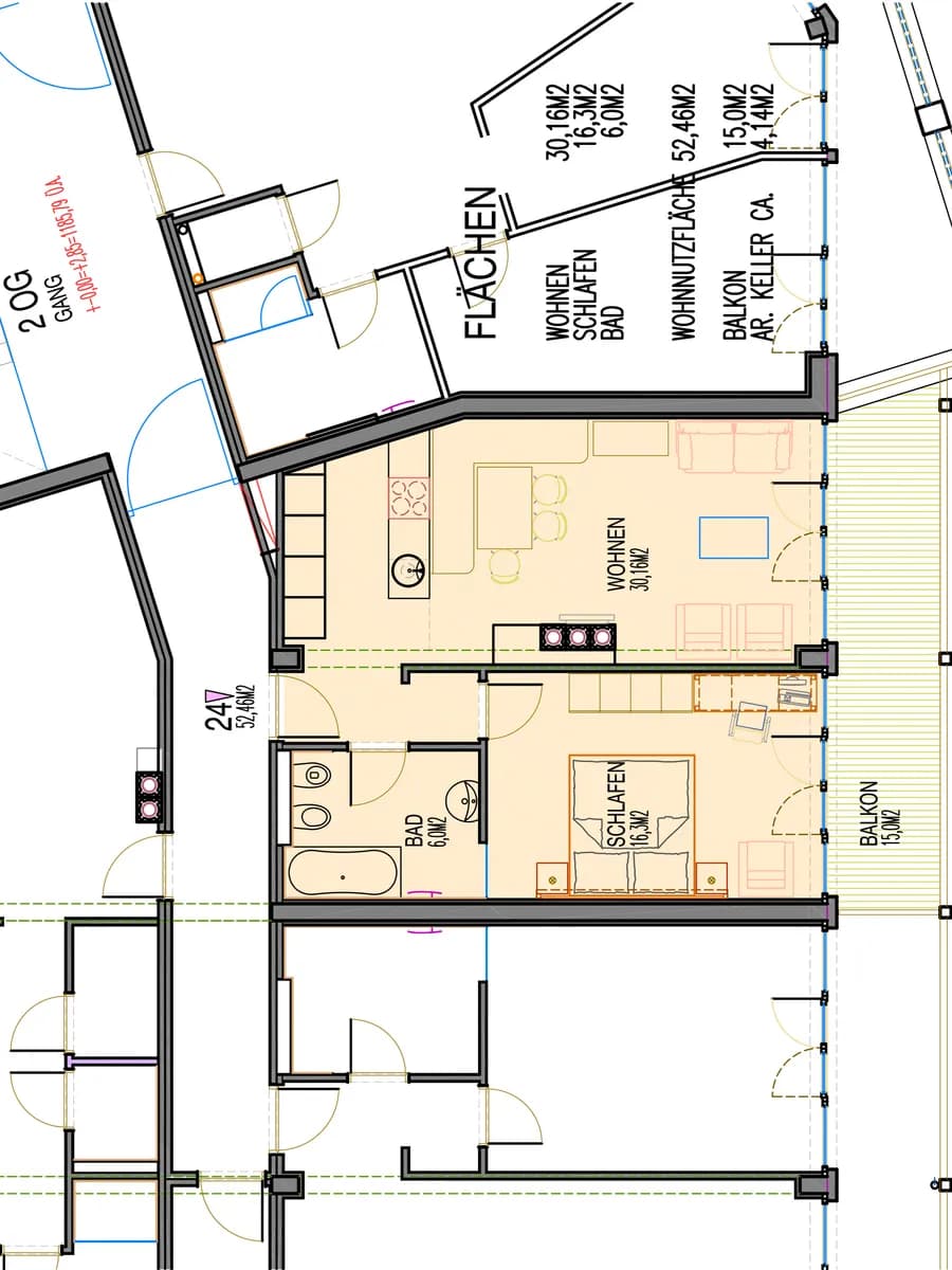 2-Zimmer-Wohnung kaufen in Innsbruck-Land – 52 m², € 389.000 – Bild 7 von 7