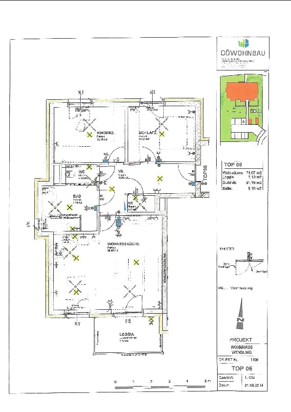 3-Zimmer-Wohnung mieten in Grieskirchen – 74,07 m², € 1.006 – Bild 3 von 11