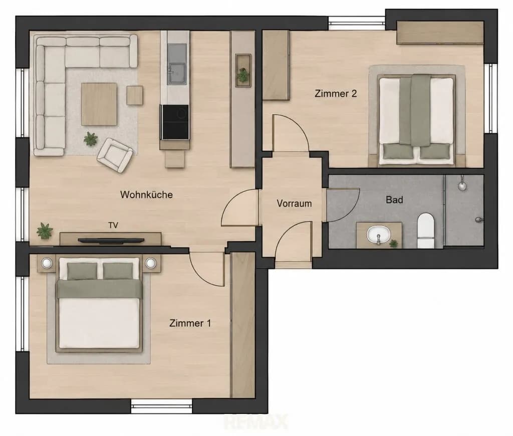 3-Zimmer-Immobilie mieten in Imst – 55 m², € 975 – Bild 13 von 14