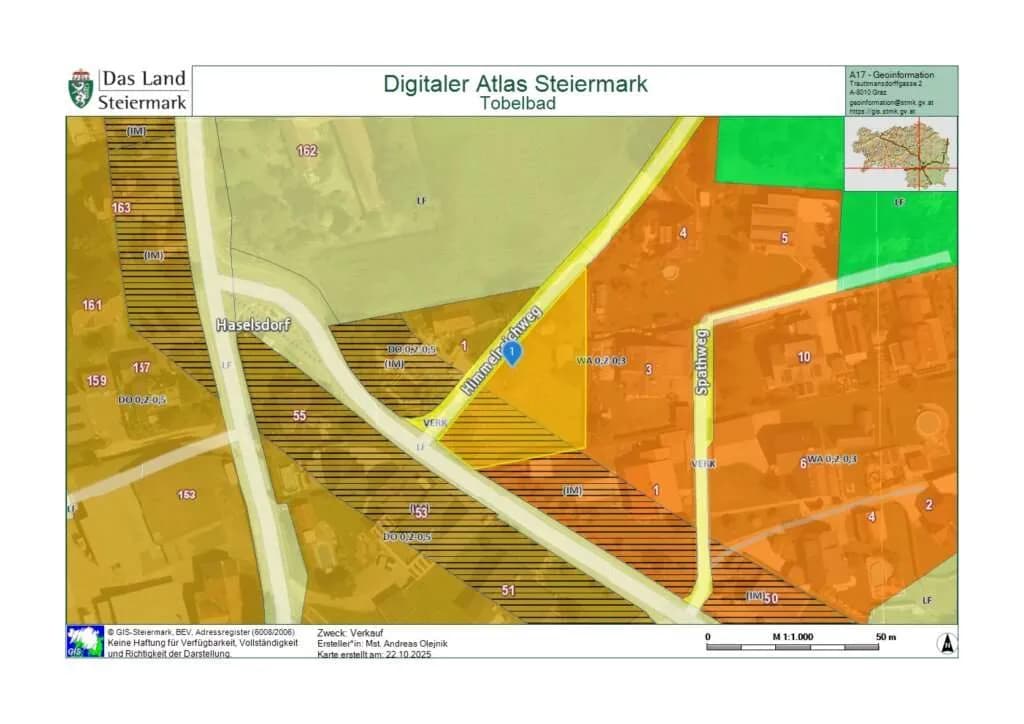 Grundstück kaufen in Graz-Umgebung – 1 310 m², € 198.000 – Bild 6 von 7