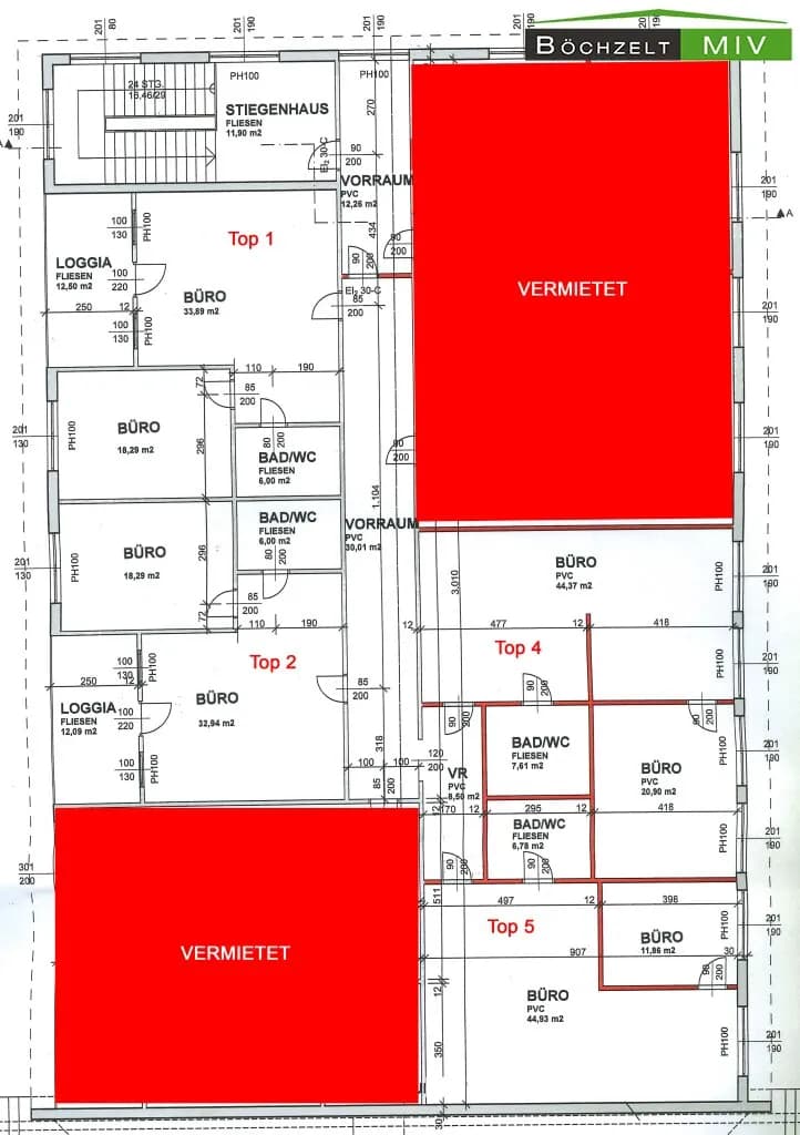 2-Zimmer-Gewerbeimmobilie mieten in Klagenfurt – 64 m², € 477 – Bild 12 von 17