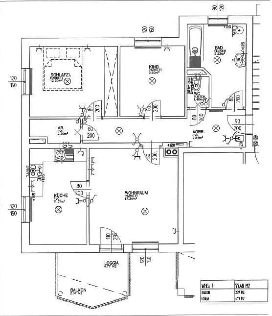 3-Zimmer-Wohnung mieten in Rohrbach – 75,9 m², € 740 – Bild 3 von 3