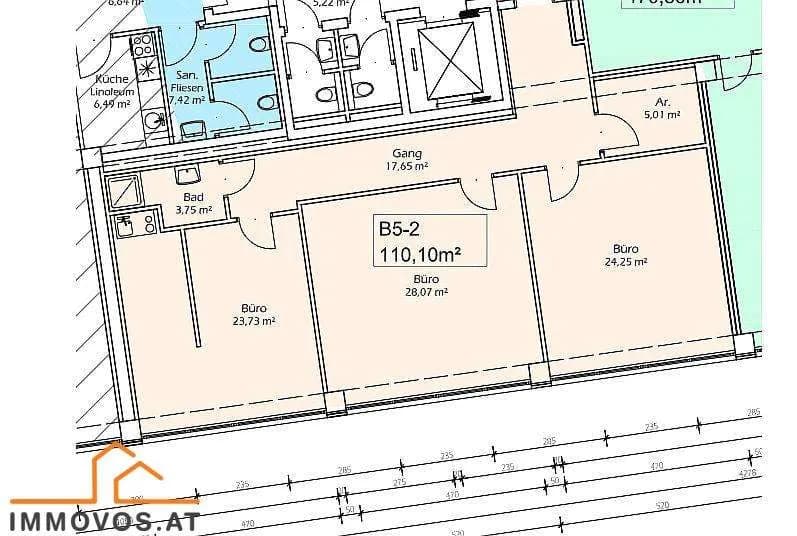 3-Zimmer-Gewerbeimmobilie mieten in Wien – 110,1 m², € 1.475 – Bild 12 von 12