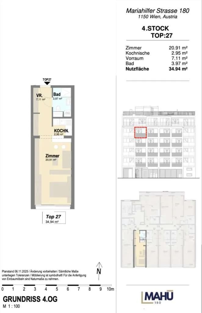 1-Zimmer-Wohnung kaufen in Wien – 34,94 m², € 262.050 – Bild 7 von 7