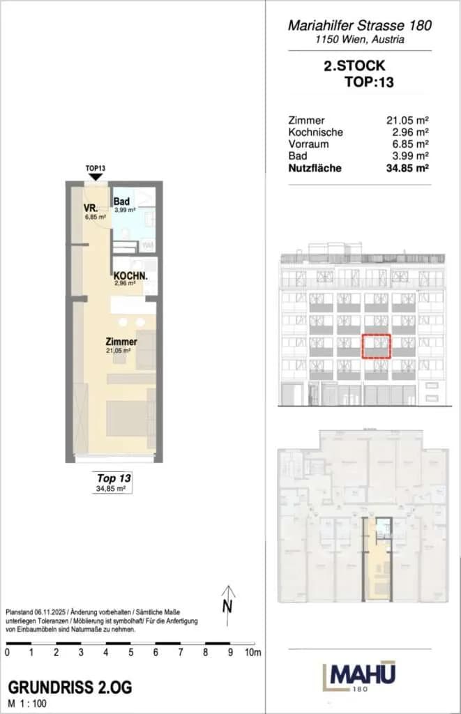 1-Zimmer-Wohnung kaufen in Wien – 34,85 m², € 283.500 – Bild 7 von 7