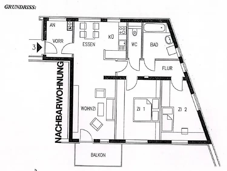 Wohnung mieten in Murtal – 75,55 m², € 765 – Bild 2 von 2