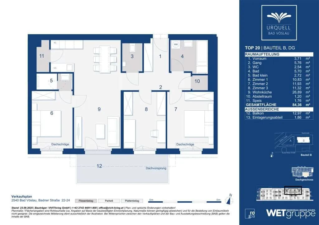 4-Zimmer-Wohnung kaufen in Baden – 84,36 m², € 569.000 – Bild 5 von 5