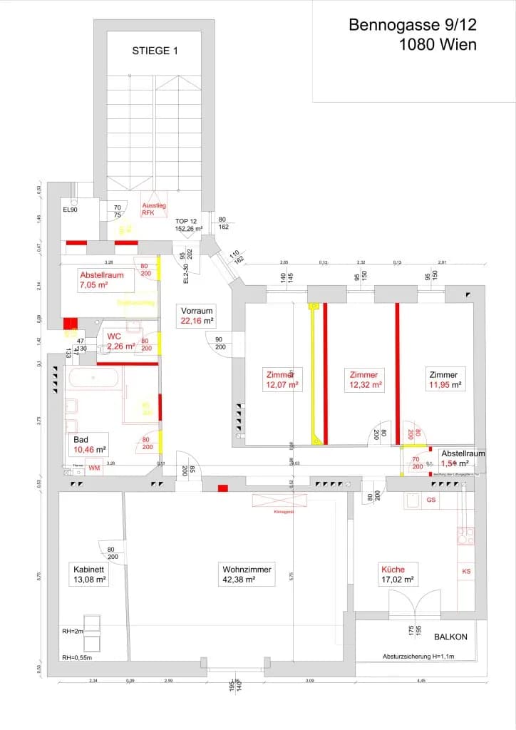 5-Zimmer-Wohnung mieten in Wien – 158 m², € 3.148 – Bild 38 von 38