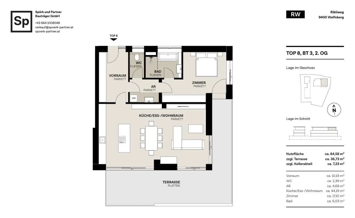 2-Zimmer-Wohnung kaufen in Wolfsberg – 85 m², € 459.000 – Bild 11 von 11