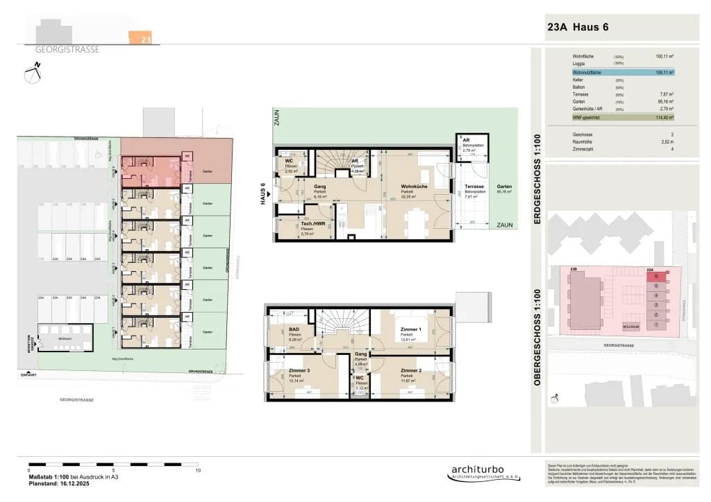4-Zimmer-Haus kaufen in Eisenstadt – 100,11 m², € 510.730 – Bild 3 von 3
