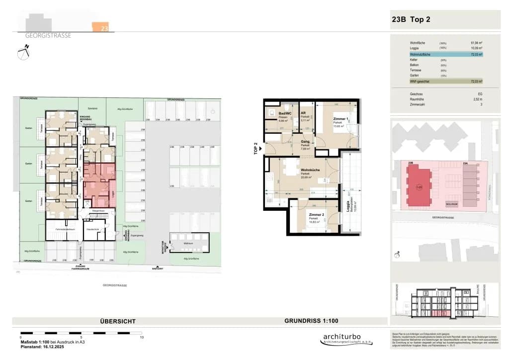 3-Zimmer-Wohnung kaufen in Eisenstadt – 61,94 m², € 316.930 – Bild 4 von 4