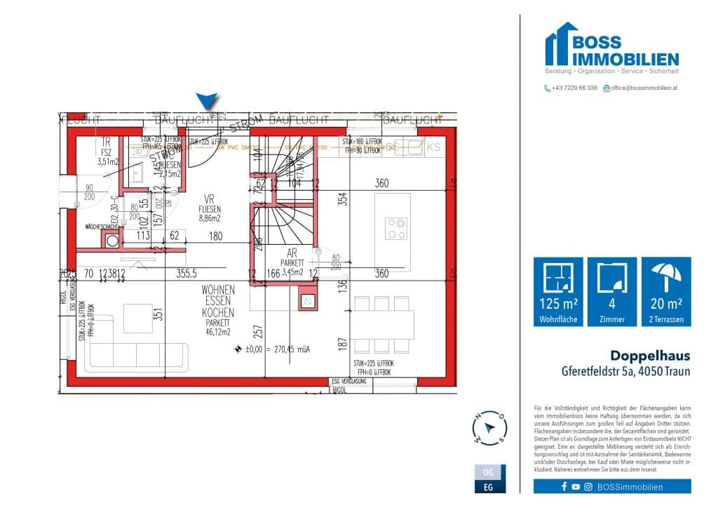 4-Zimmer-Haus kaufen in Linz Land – 125,53 m², € 667.000 – Bild 25 von 27