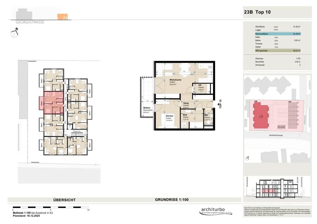 2-Zimmer-Wohnung kaufen in Eisenstadt – 61,48 m², € 297.330 – Bild 4 von 4