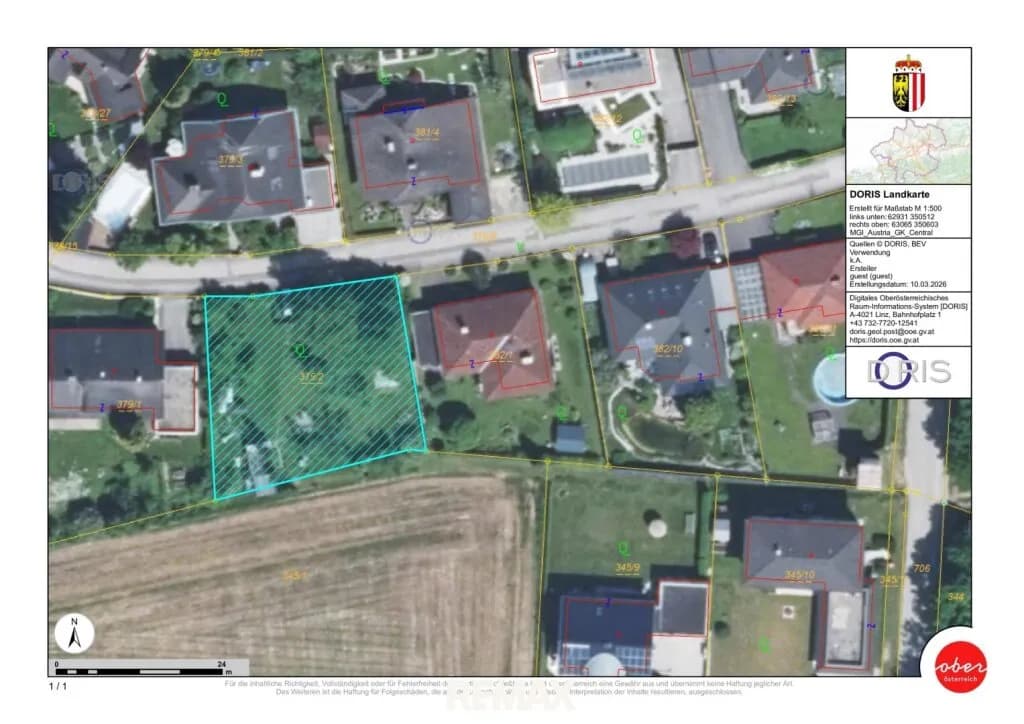 Grundstück kaufen in Linz Land – 794 m², € 295.000