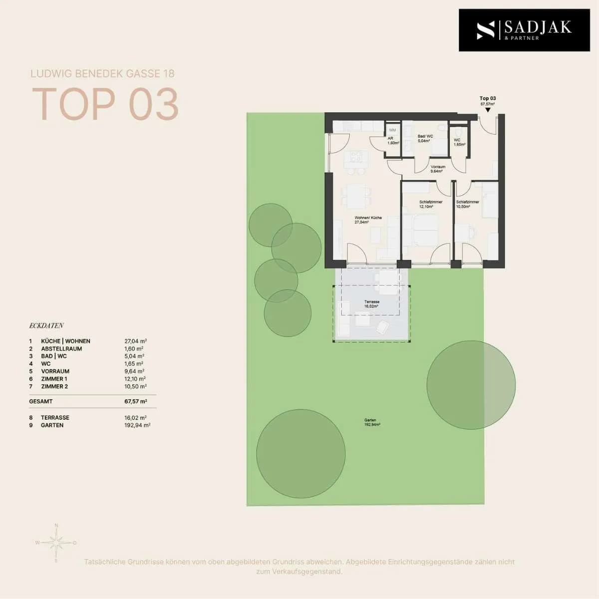 3-Zimmer-Wohnung kaufen in Graz – 68,61 m², € 380.000 – Bild 9 von 11