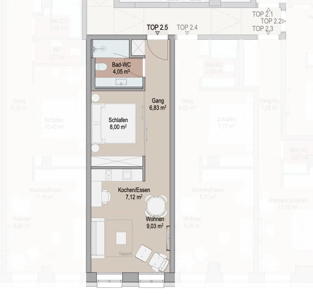 2-Zimmer-Wohnung kaufen in Vöcklabruck – 44 m², € 362.124 – Bild 15 von 15