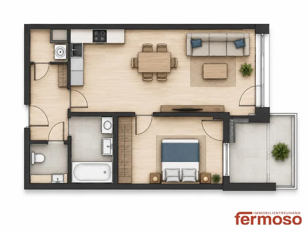 2-Zimmer-Wohnung kaufen in Wien – 56,3 m², € 460.000 – Bild 9 von 12