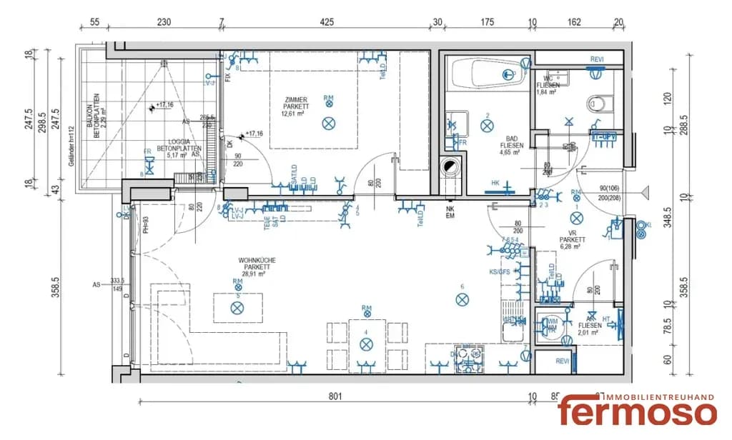 2-Zimmer-Wohnung kaufen in Wien – 56,3 m², € 460.000 – Bild 12 von 12