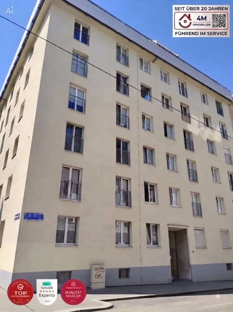 2-Zimmer-Wohnung kaufen in Wien – 50,37 m², € 200.000
