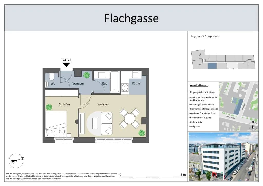 2-Zimmer-Wohnung mieten in Wien – 36,89 m², € 899 – Bild 9 von 9